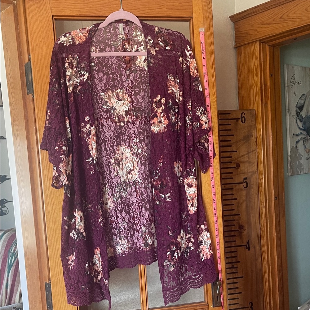 Vanity Purple Lace Overlay